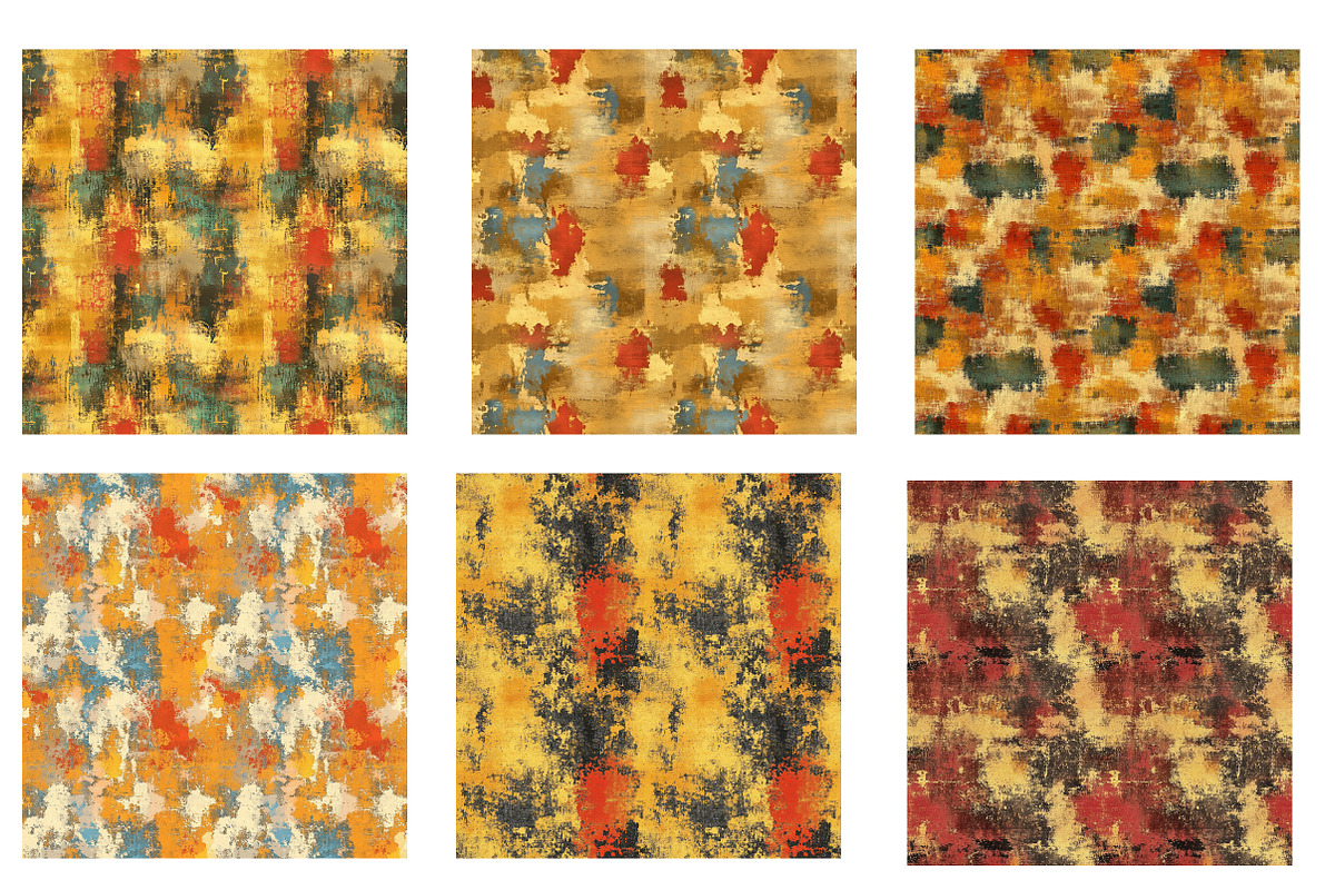 Colorful Grungy Gold Digital Paper, an Illustration by Designworld (Photo 3 of 5)