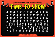 Spicer Rock Horror Font Collection, a Sans Serif Font by 24Design Studios (Thumbnail 5 of 10)