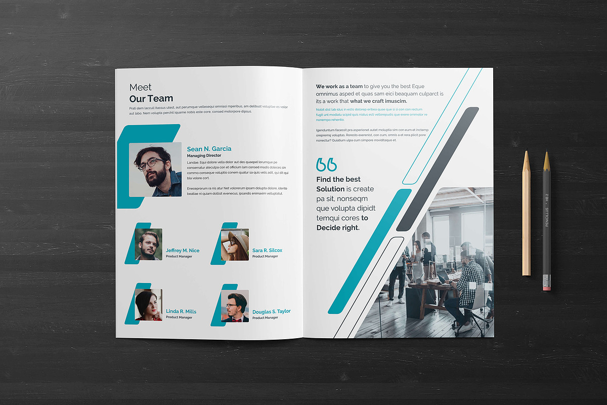 Company Profile Business Brochure, a Brochure Template by Divergent Studio (Photo 5 of 8)