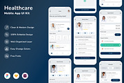 Healthcare Mobile App UI Kit, an UI Kit Template by Betush (Thumbnail 2 of 2)
