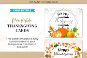 Editable Printable Thanksgiving Card, a Print Template by Snapybiz (Thumbnail 5 of 10)