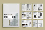 Architecture Portfolio Template, a Brochure Template by Templeste (Thumbnail 1 of 6)