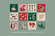 Christmas vector. Patterns, graphic, an Object Graphic by anna khramtsova (Thumbnail 18 of 20)