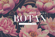 Botan, Exquisite Peonies!, a Pattern Graphic by TSTUDIO