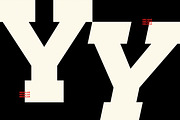 Monty - Experimental Display Font, a Sans Serif Font by Graphicfresh (Thumbnail 7 of 10)