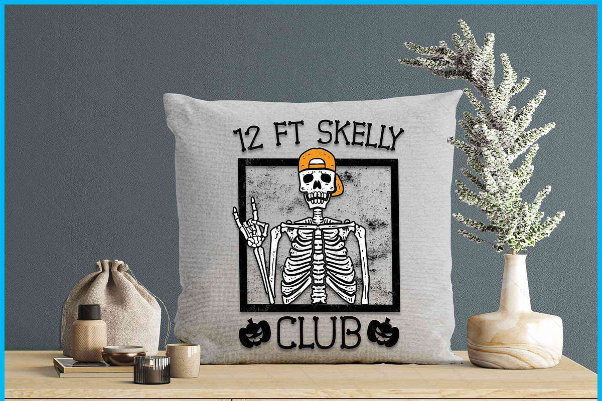 12 FT Skelly Club Halloween SVG, an Object Graphic by Creativeusart (Photo 4 of 4)