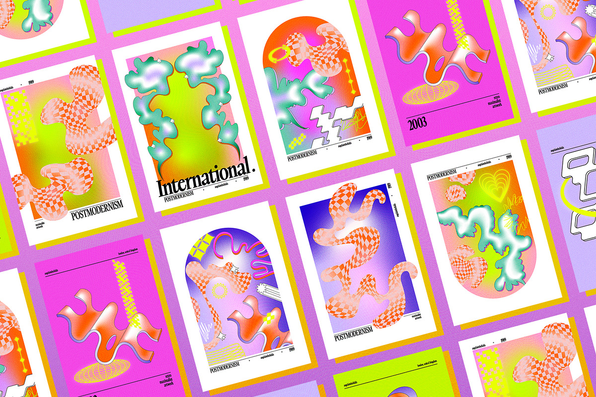 Postmodern Squiggle 2 Vector Clipart, an Object Graphic by angelainthefields (Photo 7 of 14)