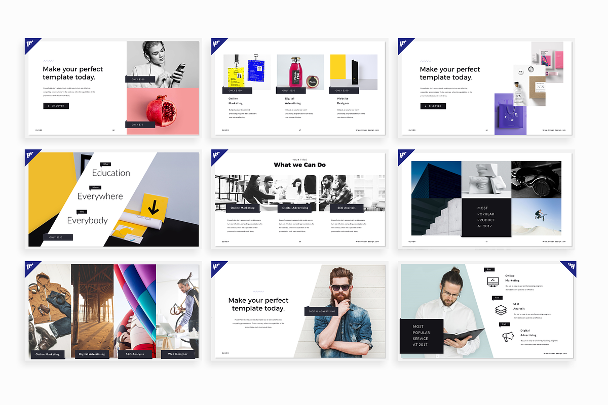 Oliver Powerpoint template, a Presentation Template by Mikokit (Photo 9 of 16)