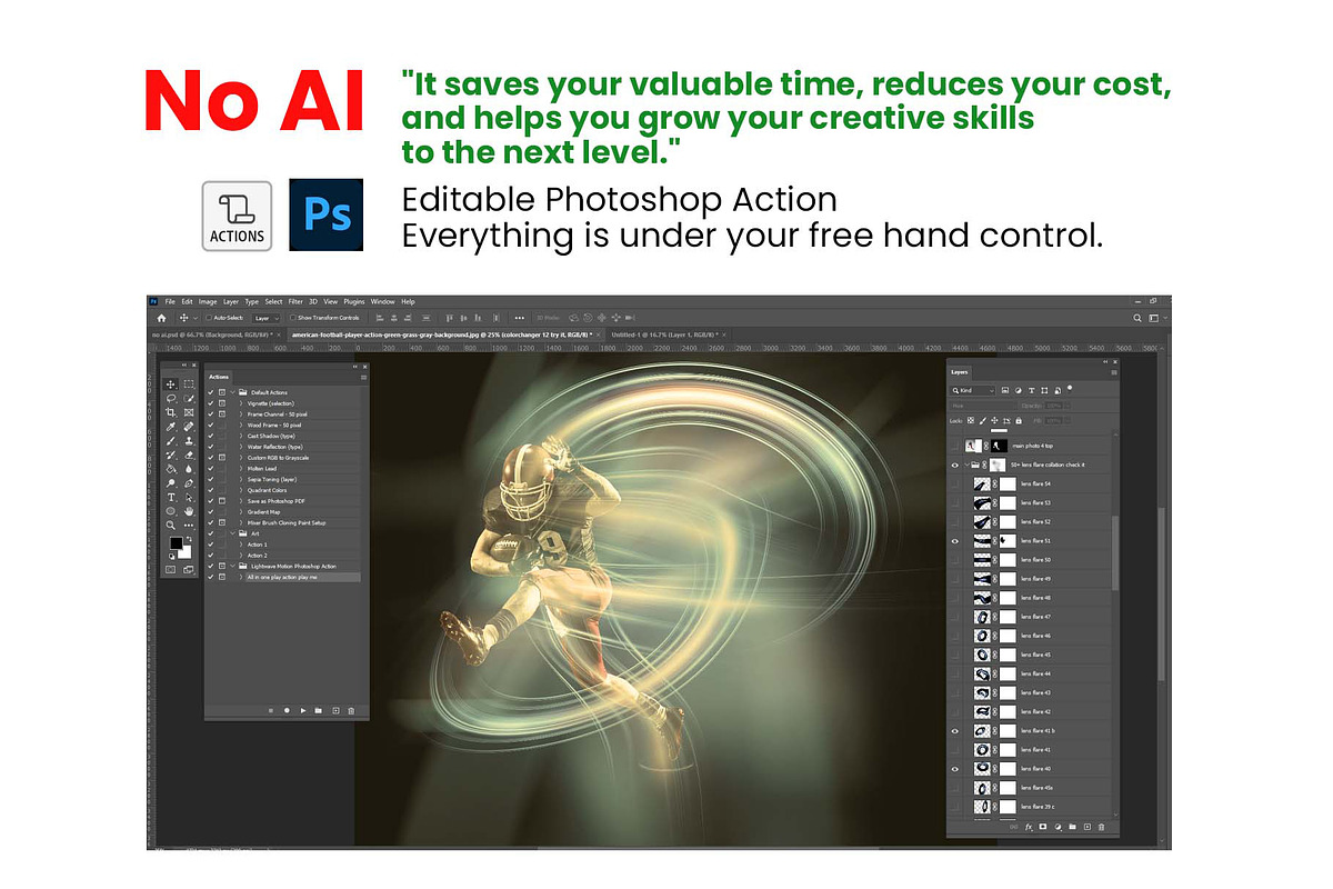 Lightwave Motion Photoshop Action, an Action Add-On by MRI STUDIO (Photo 5 of 29)