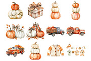 Pumpkin Baby Shower PNG, a Seasonal Illustration by CitraGraphics (Thumbnail 3 of 4)