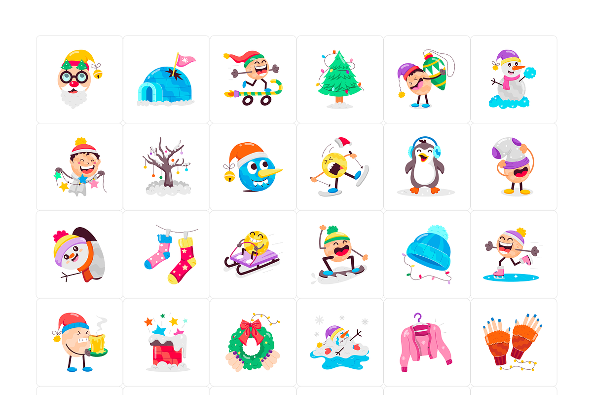 Animated Winter Stickers, an Emoji Icon by Vectors Market (Photo 5 of 7)