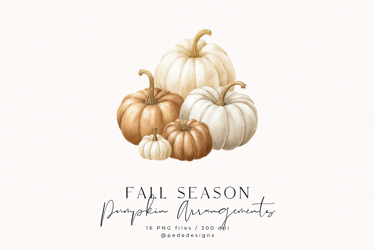Fall Season Collection, a Seasonal Illustration by PeDe Designs (Photo 24 of 32)
