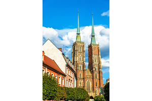 Cathedral of st john the baptist in wroclaw poland stock photo containing, an Architecture Photo by Leonid Andronov