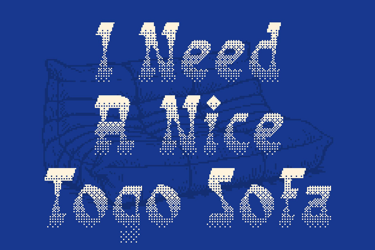 CS Desmon Halfpixel, a Serif Font by Craft Supply Co. (Photo 3 of 8)
