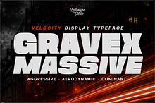 Gravex Massive Racing & Esports Font