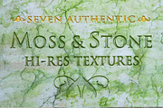 Moss and Stone textures, a Texture Graphic by Cindy Garber Iverson (Thumbnail 1 of 5)
