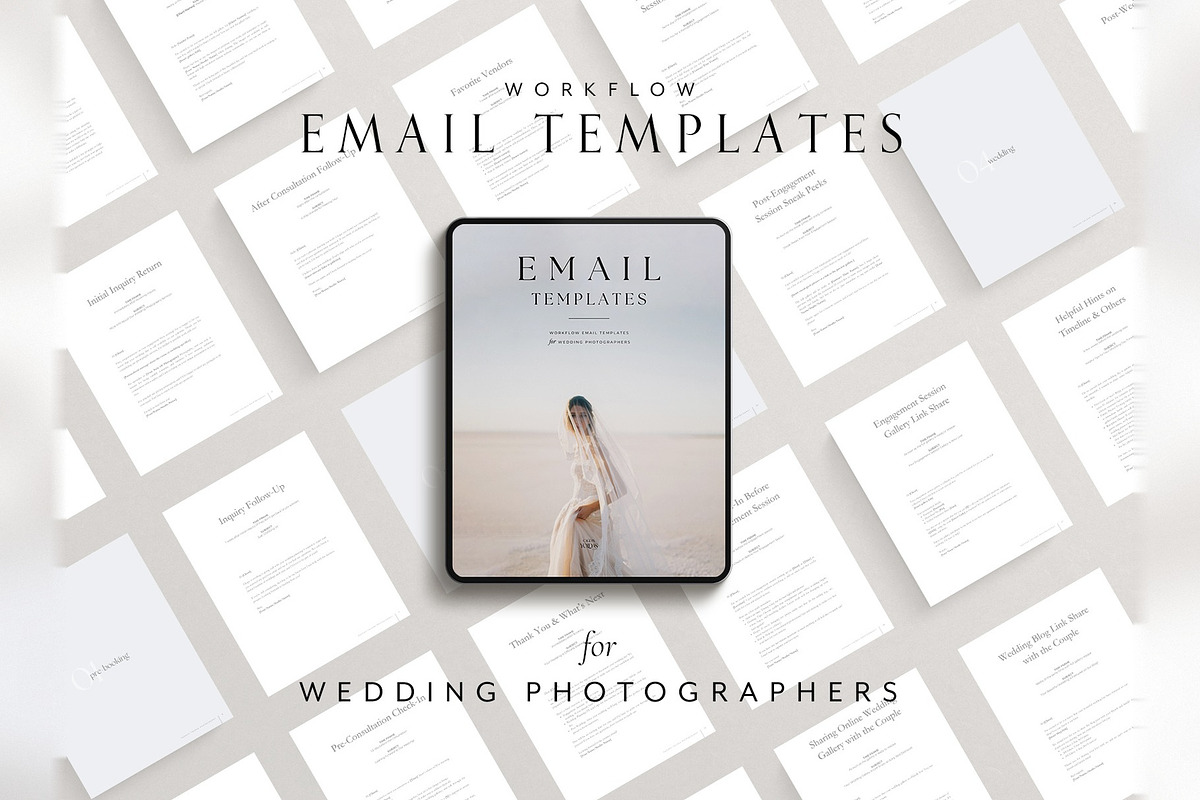 Wedding Photographer Email Templates, an Email Template by Cagdas Yoldas (Photo 1 of 7)