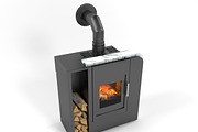 Aruba wood stove, an Object 3D Model by inDahouze (Thumbnail 7 of 8)