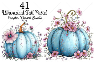 Whimsical Fall Pastel Pumpkin PNG, a Seasonal Illustration by Canvas Craft