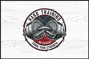 10 Power Gym Logo Badge Bundle, a Sport Illustration by Artivon (Thumbnail 10 of 10)