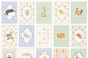 Cottage Core Nursery Wall Art Prints, a Background Graphic by Artemsky (Thumbnail 5 of 12)