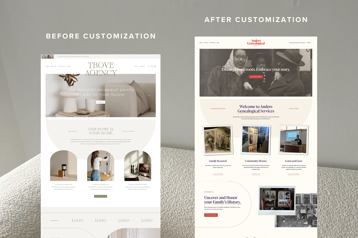 Modern Website Template for Service-Based Businesses preview 4