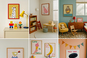 Nursery poster mockups Set of 6 PSD, a Product Mockup by SigaSigaMockup (Thumbnail 4 of 4)