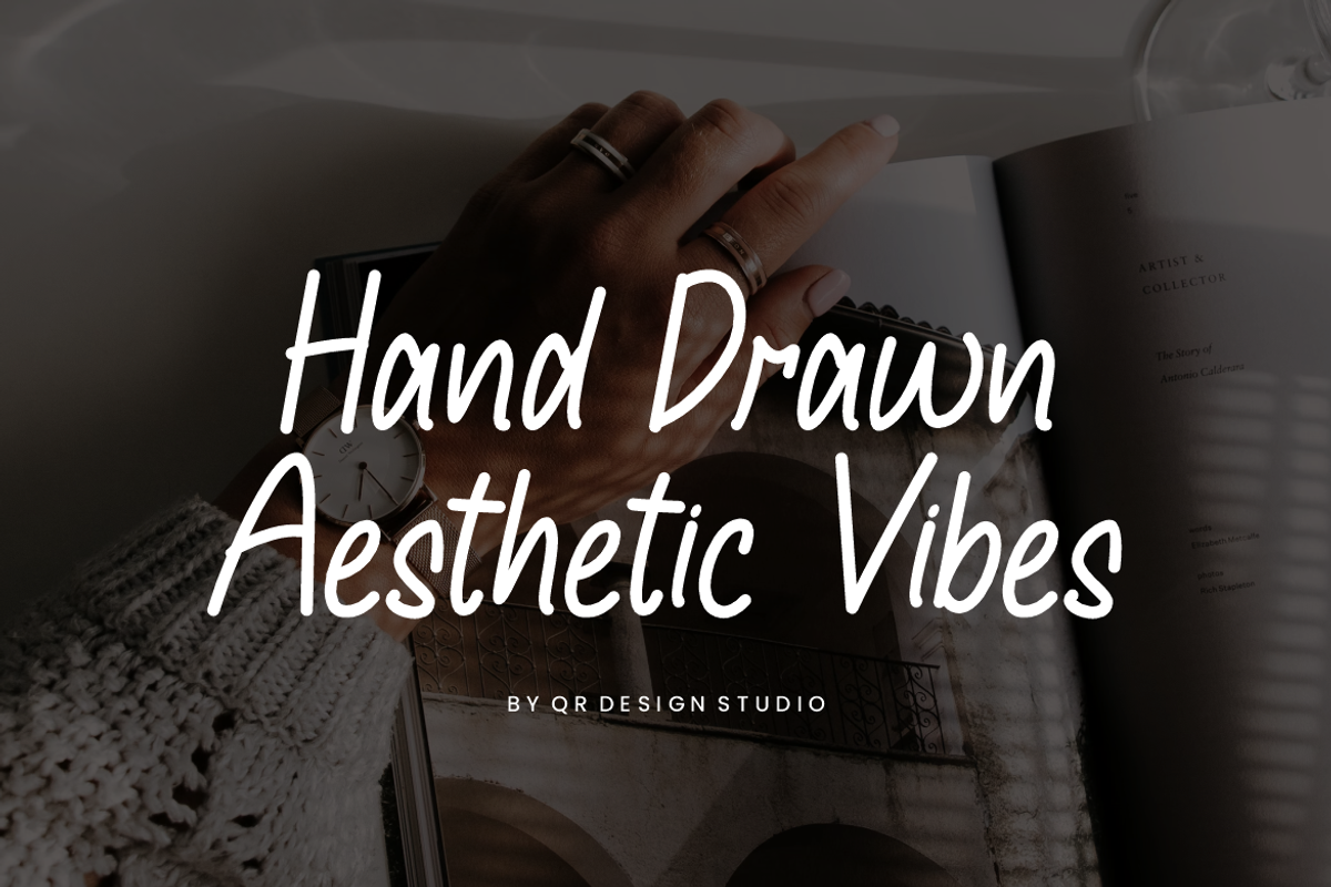 Wishtarly Grouthen Font, a Handwritten Font by QR Design Studio (Photo 2 of 7)