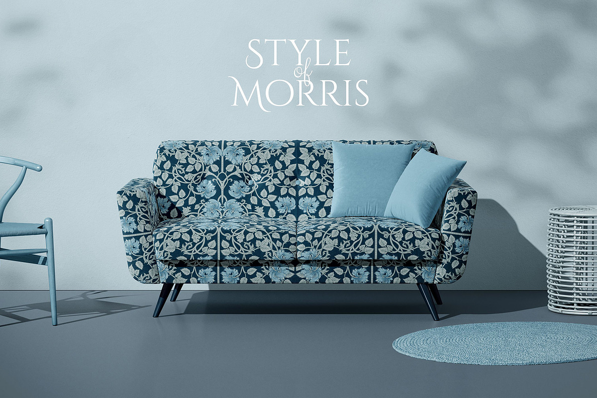 Style of Morris. Set of 100 vectors., a Pattern Graphic by Varvara Gorbash (Photo 5 of 12)