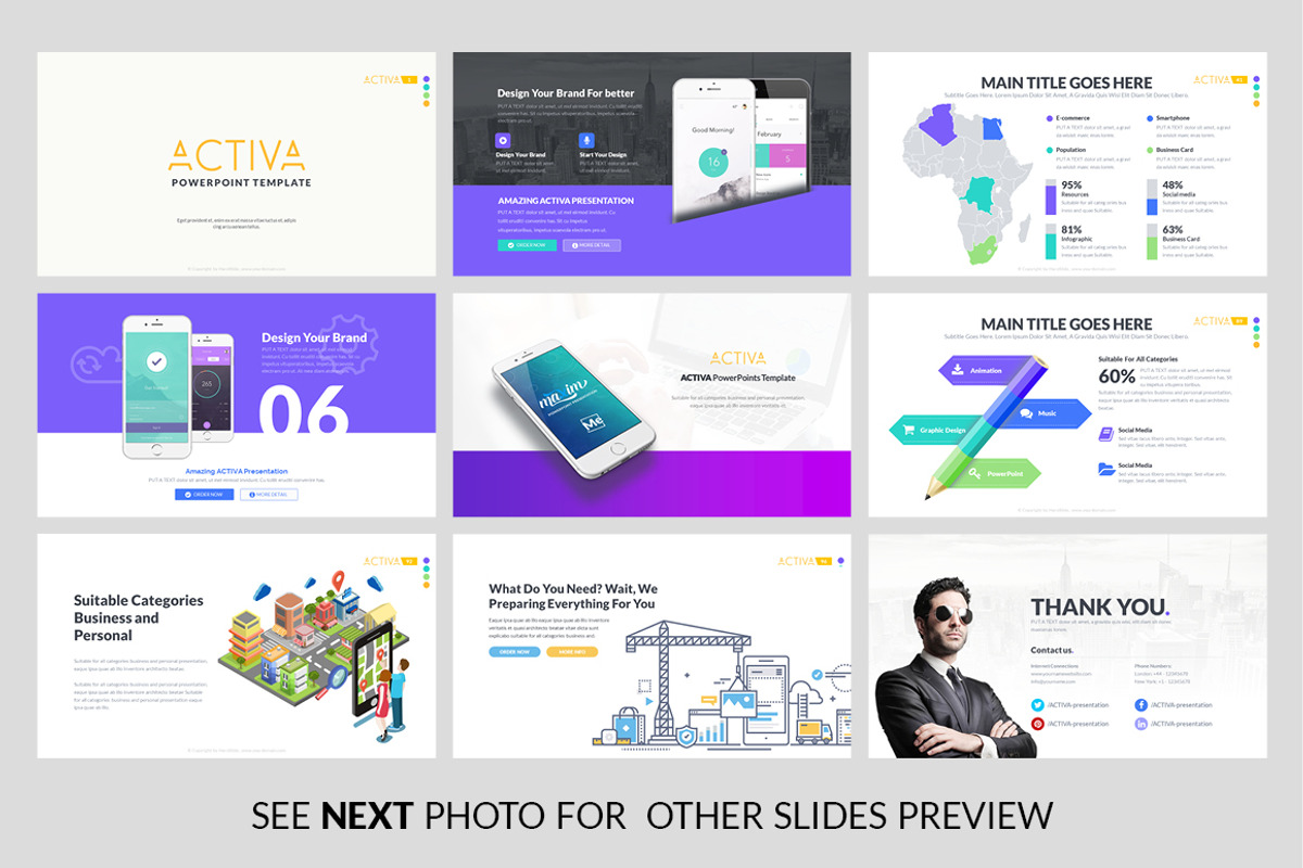 Activa Business Powerpoint Template, a Presentation Template by MeemSlide (Photo 2 of 5)