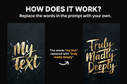 Ideogram Text Style AI Art Prompt, an Illustration by Sevenstyles (Thumbnail 2 of 2)