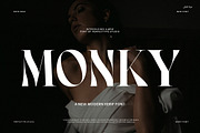 Monky Elegant Serif Font, a Serif Font by Perfectype (Thumbnail 1 of 8)