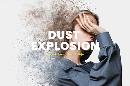 Dust Explosion Photo Effect