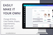 Website Branding Kit Canva + PSD, a Branding & Logo Template by Lady Boss Studio (Thumbnail 4 of 4)