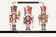Christmas Nutcracker PNG Clipart, a Decorative Illustration by Geniecreativestudio (Thumbnail 6 of 9)