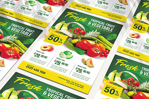 Supermarket Grocery Flyer Template