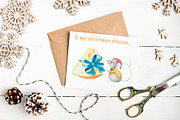 Christmas cheese. Watercolor set, an Animal Illustration by SaharaArt (Thumbnail 5 of 5)