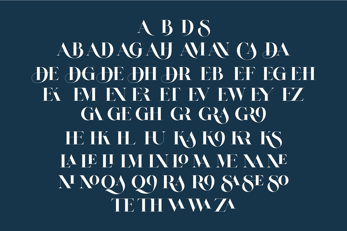 Niagara Font | Beautifull Serif Font, a Serif Font by WhymoreArt (Photo 10 of 11)