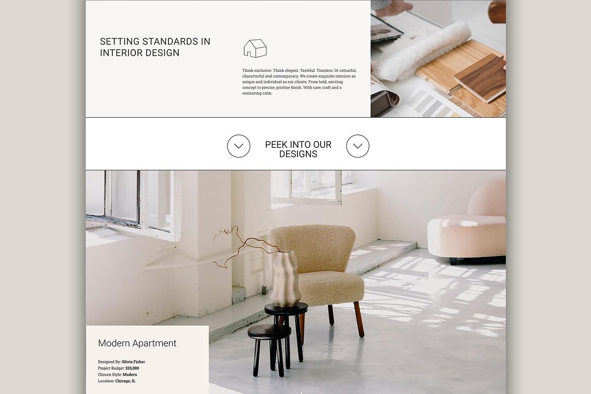 Home Page Elementor Template WP, a Landing Page Template by Eva Cogollos Studio (Photo 2 of 5)