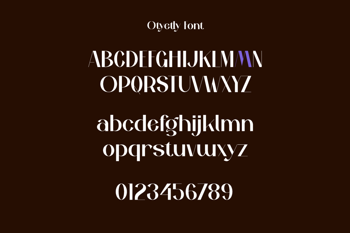 Otyetly - Elegant Sans Font, a Sans Serif Font by Iqsiart Studio (Photo 10 of 12)