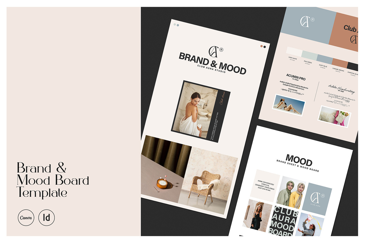 AURA Brand & Mood Board Template