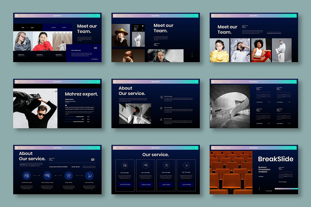Mahrez - Business Google Slide Templ, a Presentation Template by Dens Creative Studio (Photo 3 of 6)
