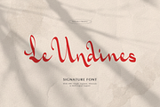 Le Undines | Signature Font, a Script Font by gracetype_studio (Thumbnail 1 of 12)