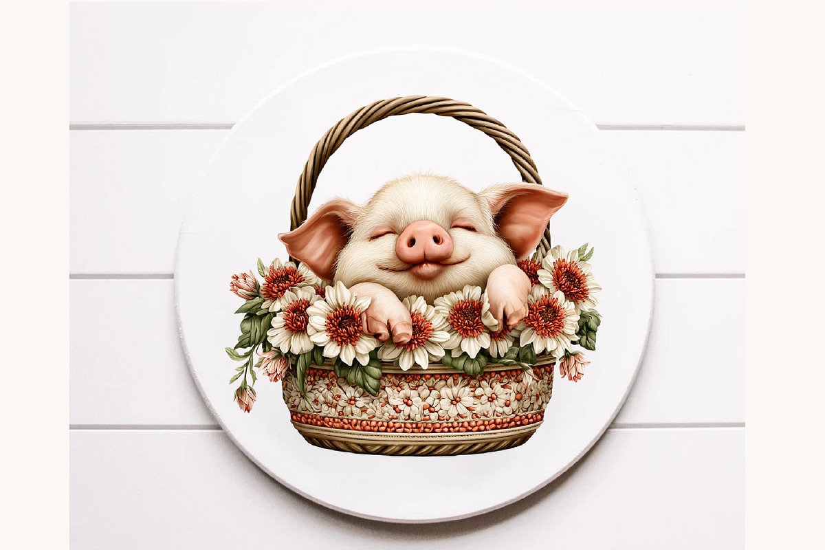 Quirky Farm Animal Clipart, a Seasonal Illustration by Designworld (Photo 10 of 10)