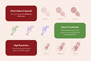 Animated Christmas Icons Art Set, an Outline Icon by Prosymbols (Thumbnail 2 of 4)