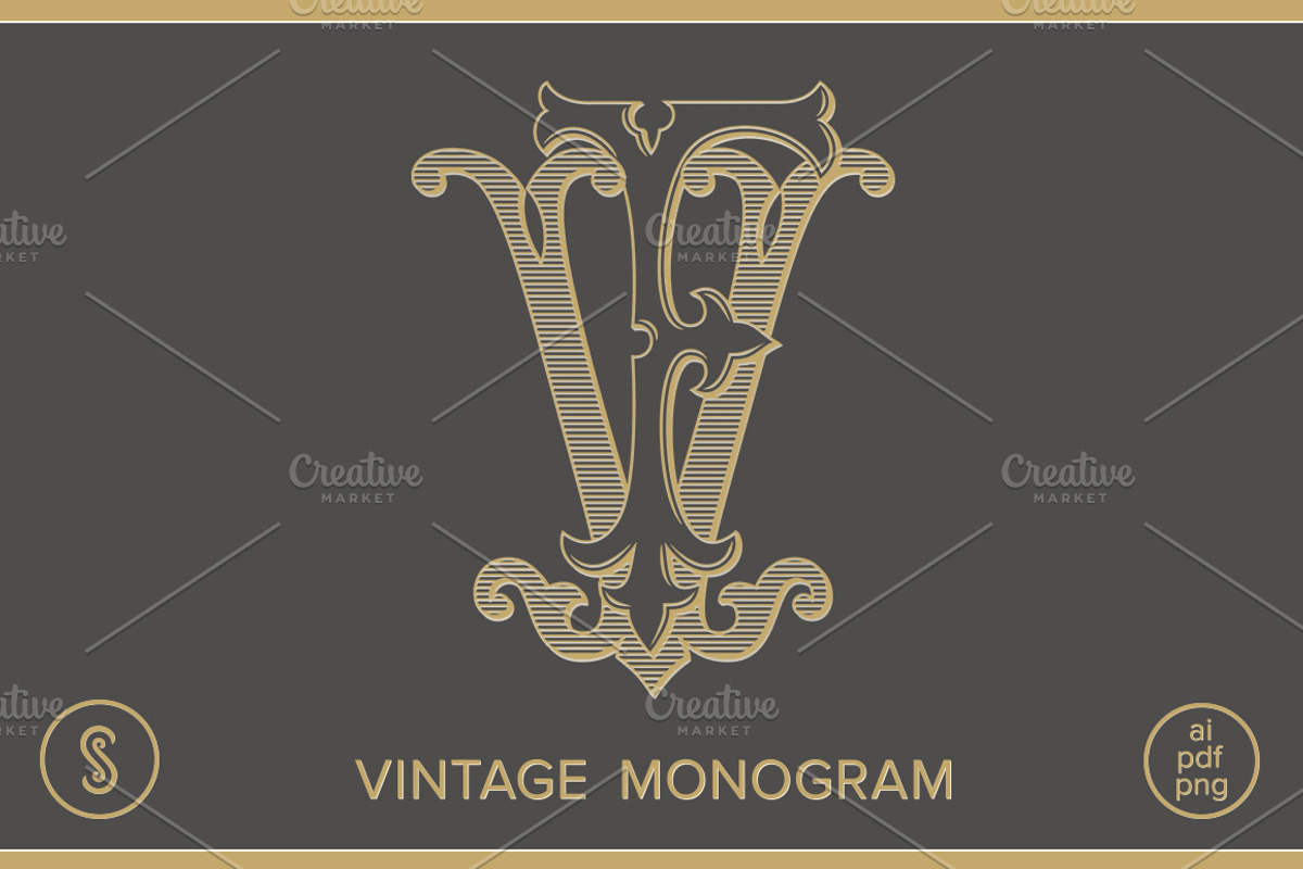 FV Monogram VF Monogram, a Branding & Logo Template by Shuler Studio (Photo 1 of 6)