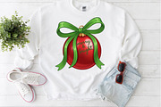 Merry & Bright Christmas Ornament, an Illustration by Craft Nest (Thumbnail 5 of 5)