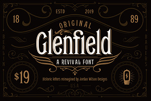 Glenfield - A Vintage Typeface