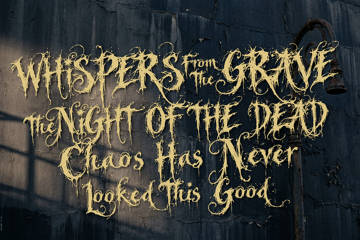 Bewarge Slaughter Horor Vintage Font, a Handwritten Font by HypeWorksCo (Photo 8 of 15)
