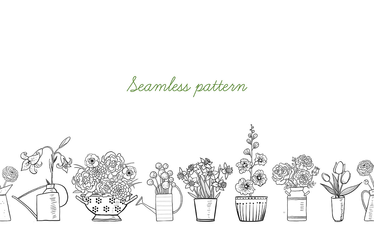 Garden doodles, an Illustration by Elina_Li (Photo 6 of 8)